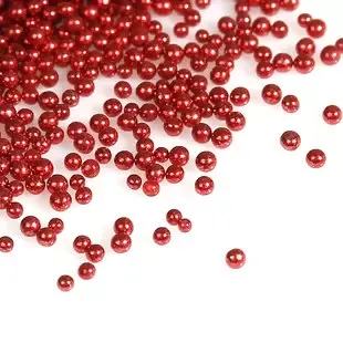 Korthobby Microperler Rød pynt til kort