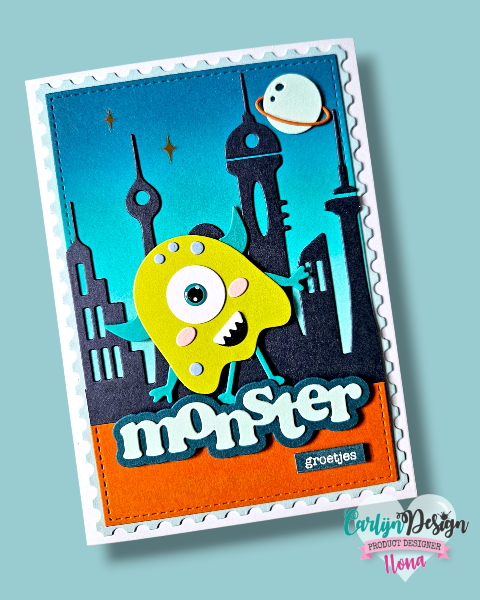 CarlijnDesign Peculiar Pals CDSN-0328 dies monster