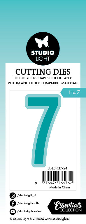 Studio Light Essentials Number 7 dies tall metall