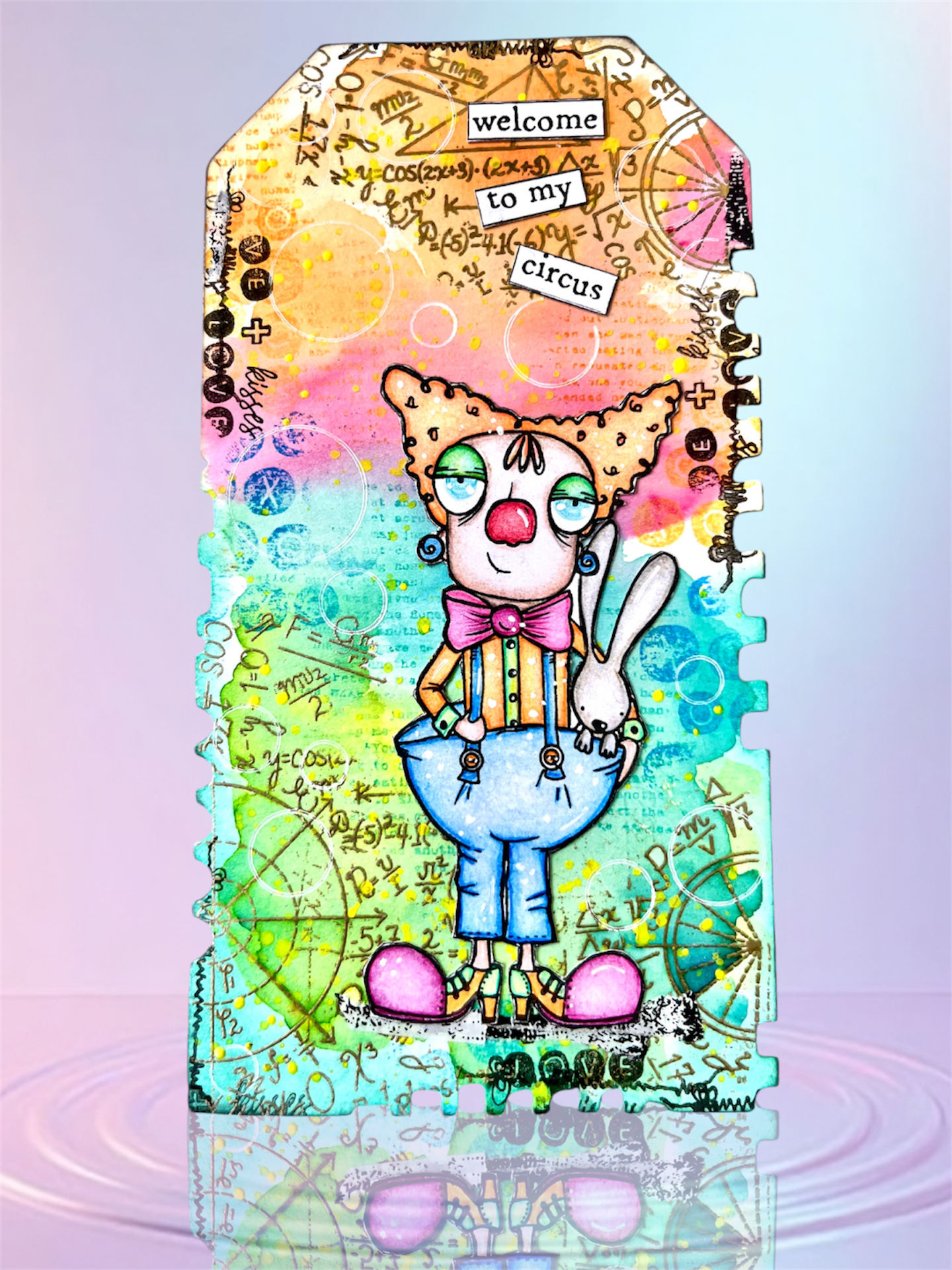 AALL & Create 494 X Or O clearstempel A7 hilsen