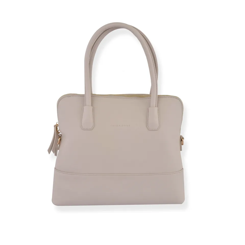KaiserCraft skulderveske beige kunstskinn satchel