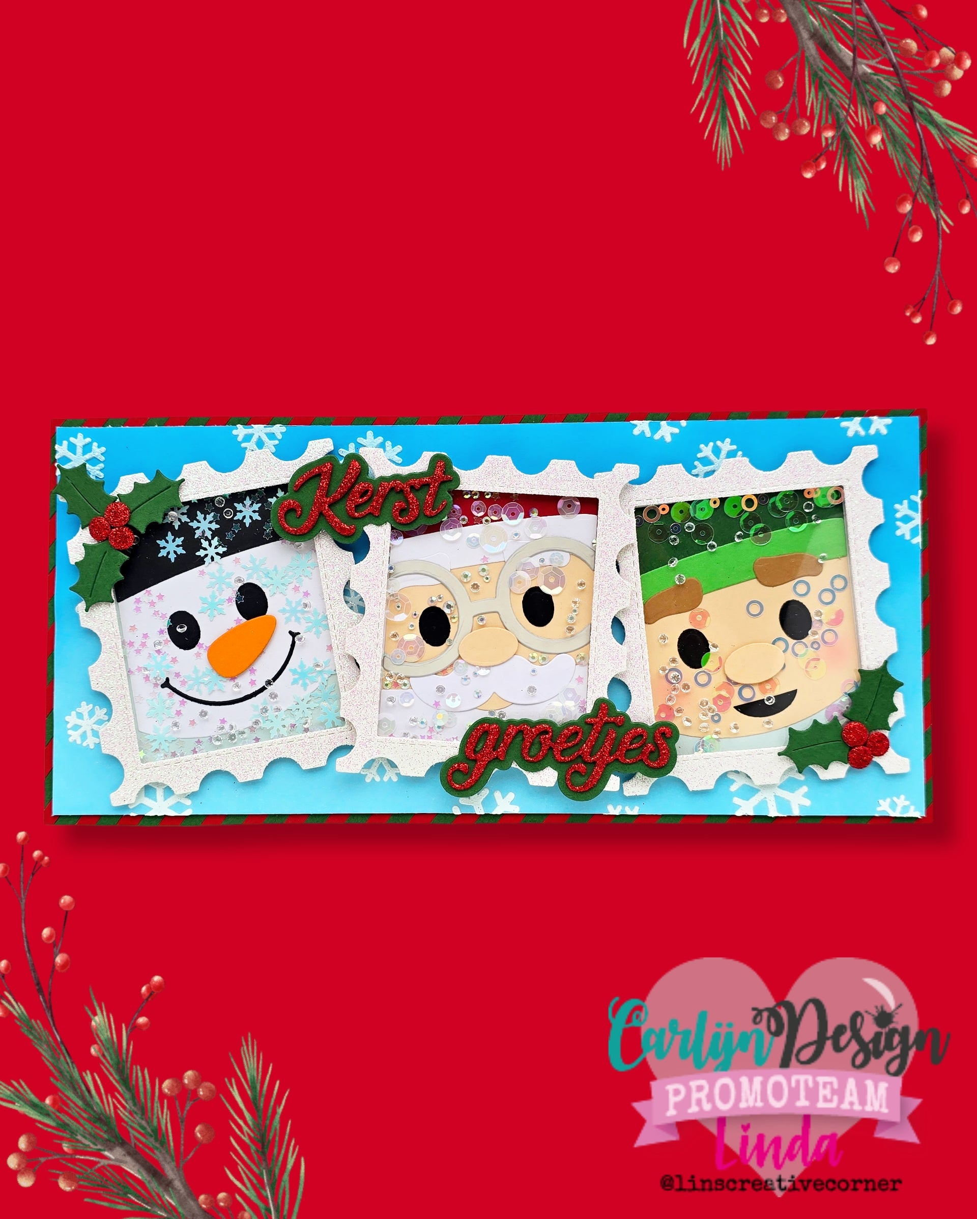 CarlijnDesign Kerst Groetjes CDJD-0094 dies jul nisse