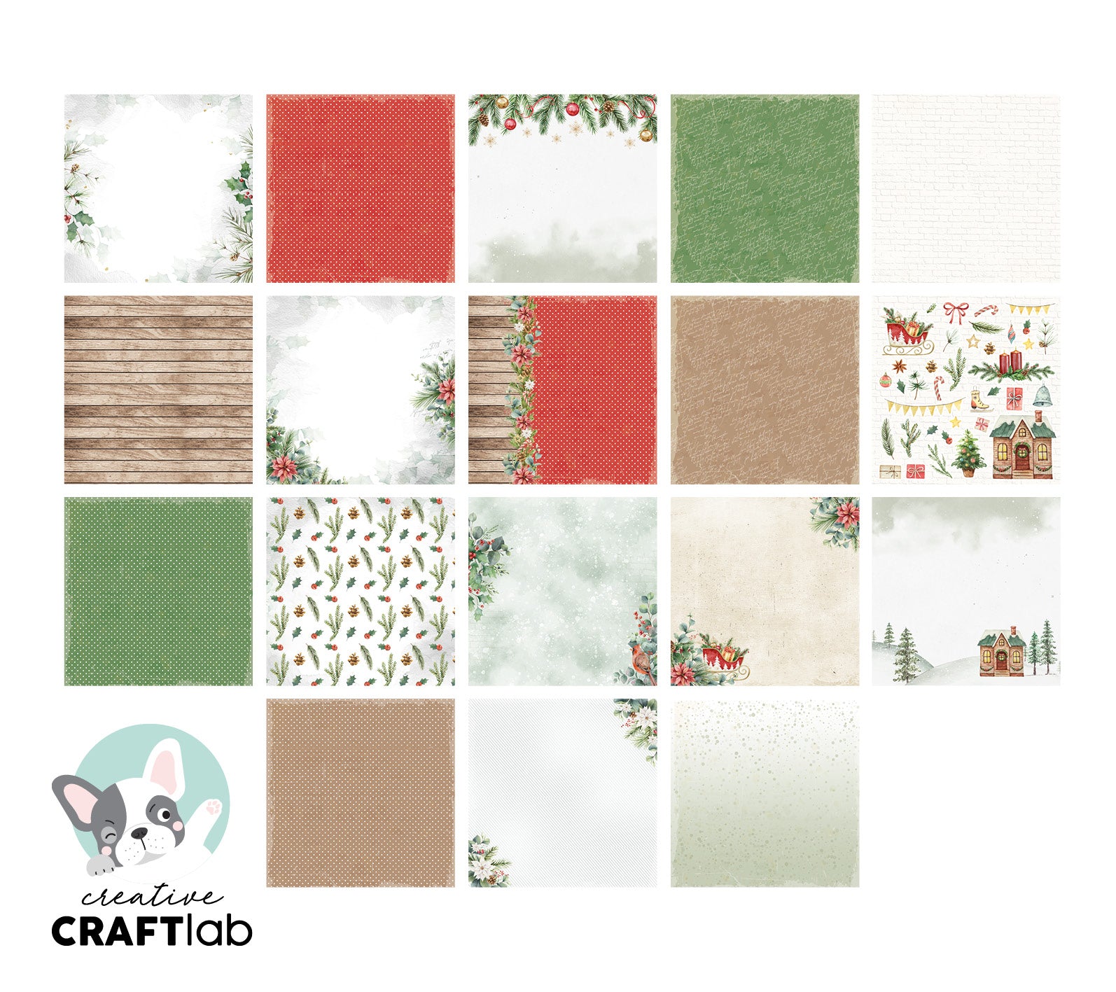 Studio Light Essentials A Christmas Story papirblokk juledesign
