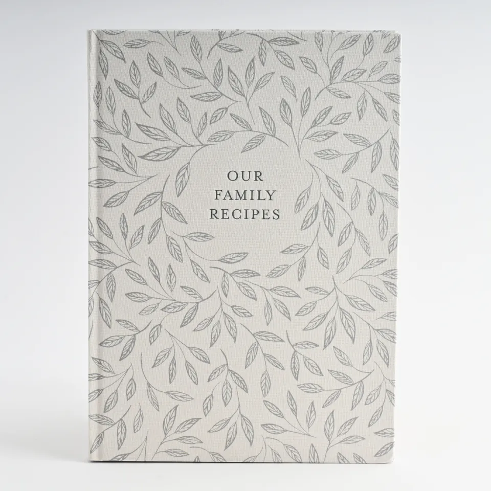 KaiserCraft House Linear Leaves oppskriftsbok A4 200 sider
