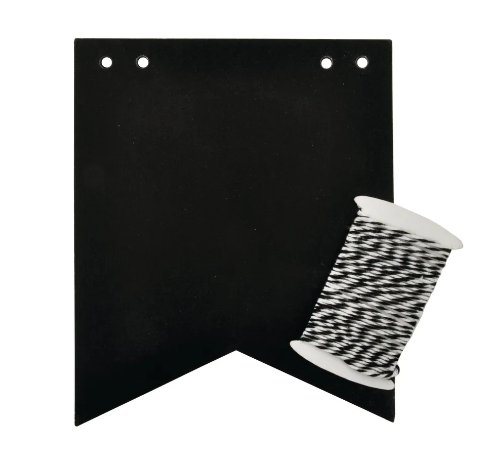 KaiserCraft Chalkboard vimpelgirlander kit 14 flagg