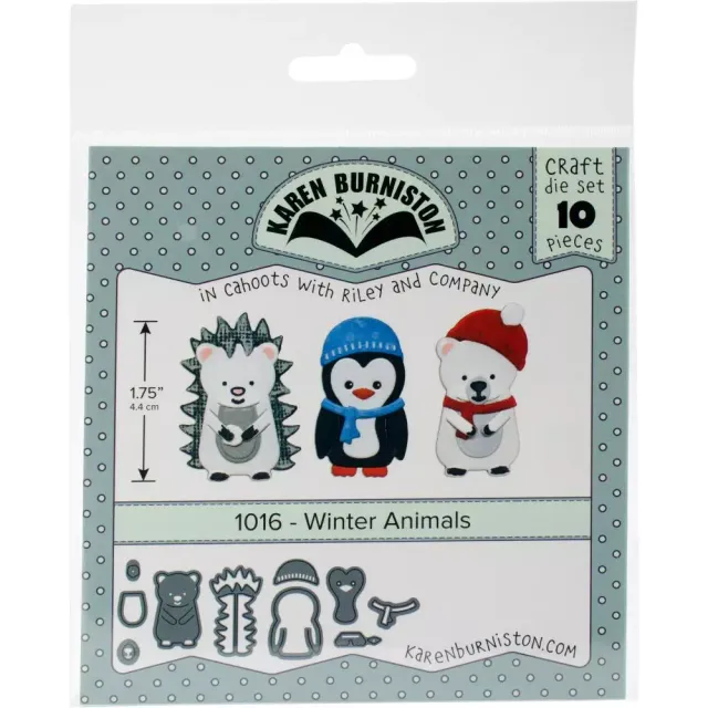 Winter Animals stempelsett vinterdyr jul