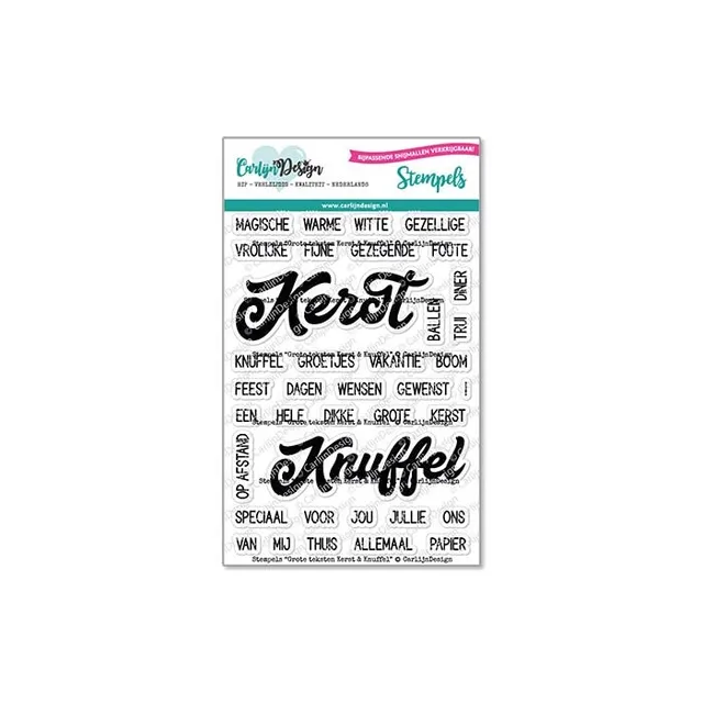 CarlijnDesign Kerst Knuffel CDST-0091 stempler store