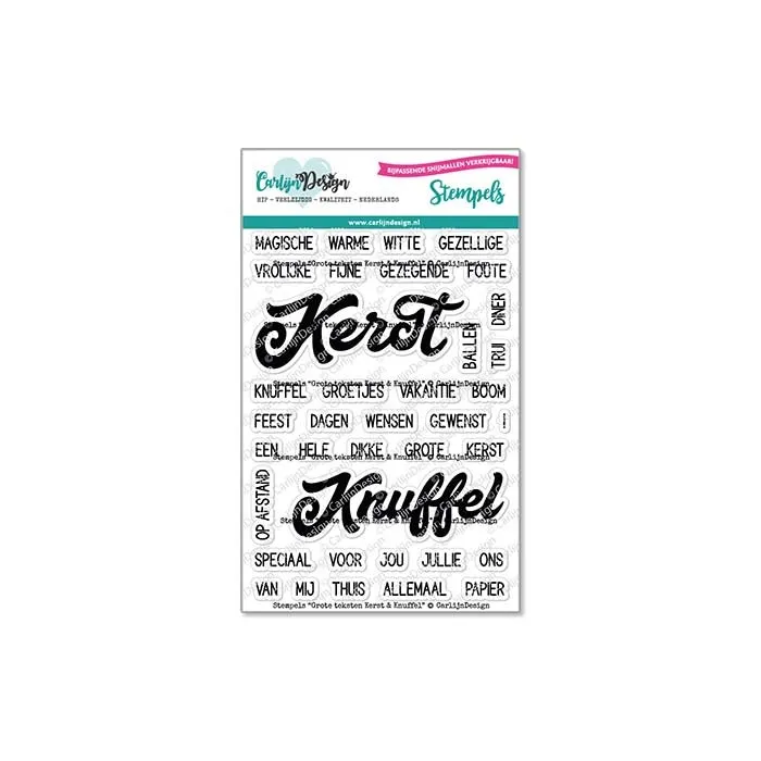 CarlijnDesign Kerst Knuffel CDST-0091 stempler store
