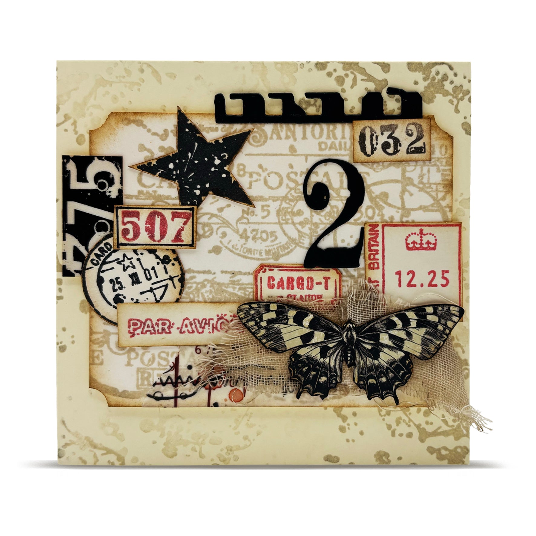 Aall and Create Postcard Sky A6 stempelsett bundle