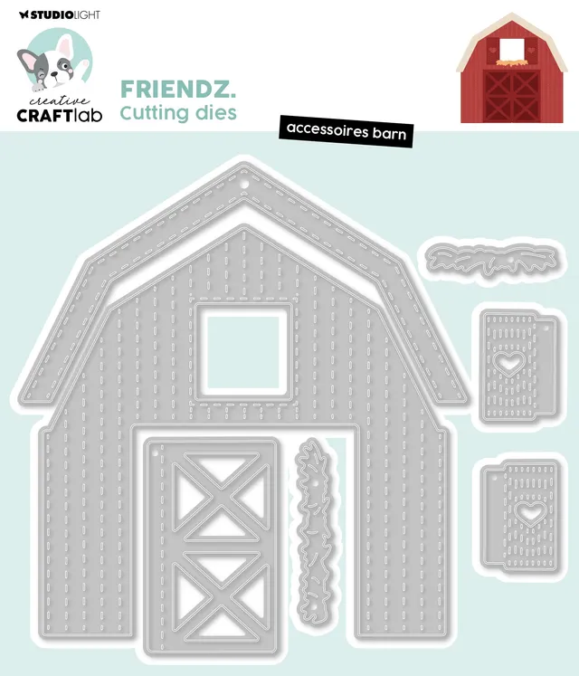 Studio Light Friendz Accessoires Barn dies til gårdskort