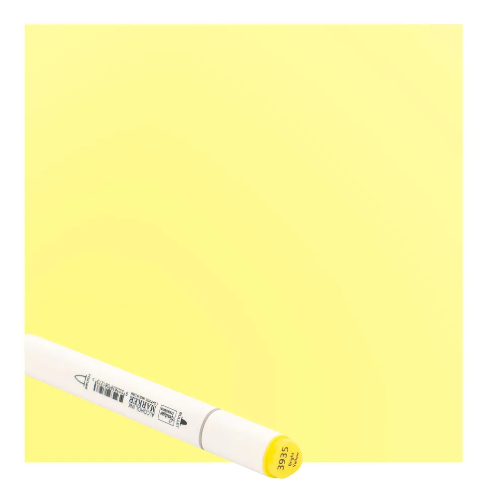 Couture Creations Twin Tip Bright Yellow tusj gul dobbel spiss