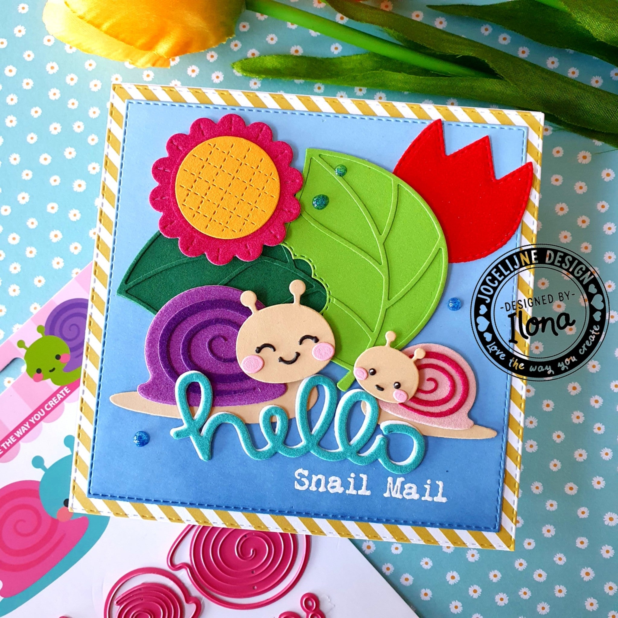 CarlijnDesign Snail Jazz CDJD-0028 dies snegle 2 stk