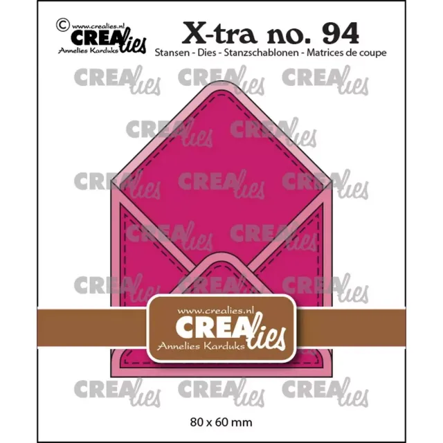 Crealies X-tra Open Envelope dies konvolutt