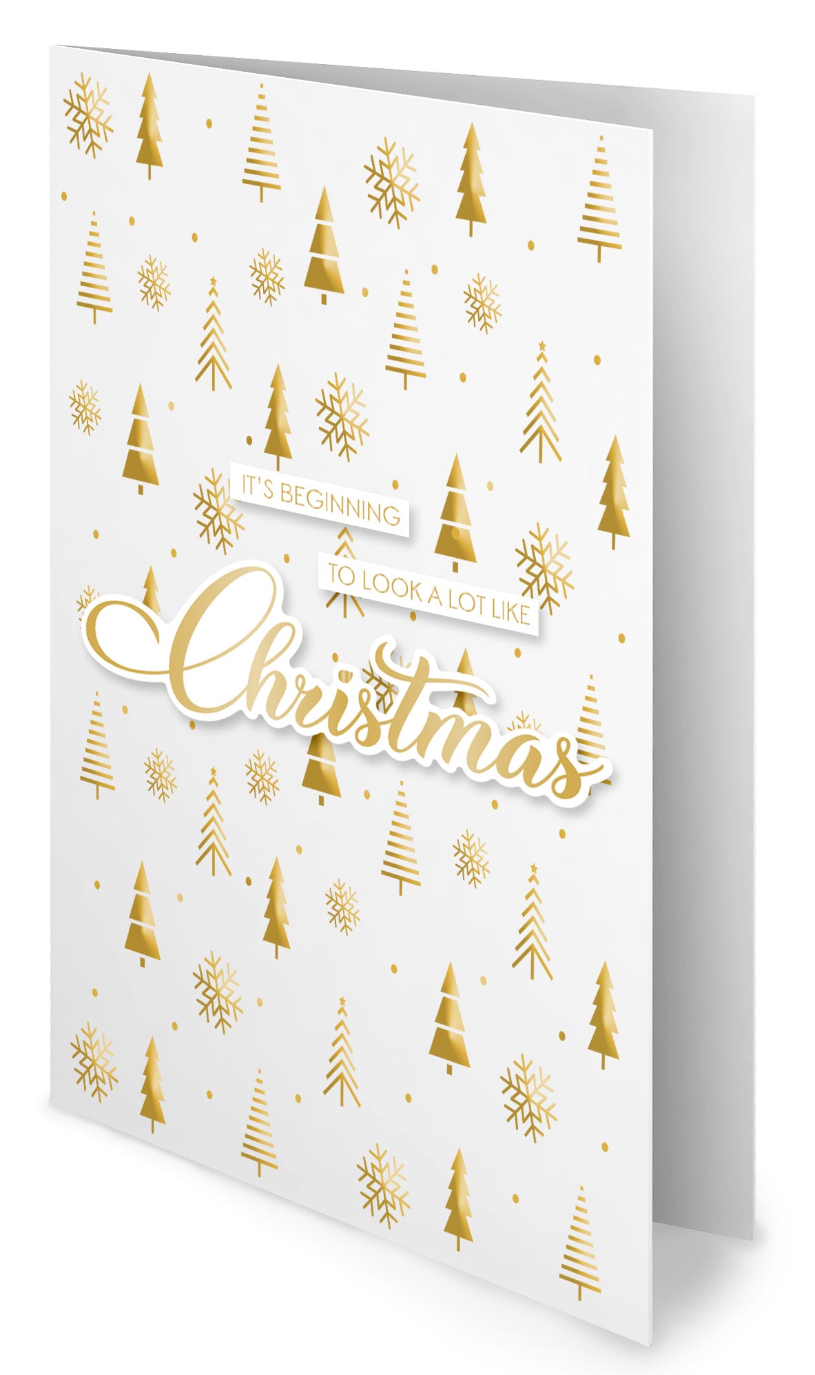 Studio Light Essentials Gold Sentiments papirelementer 40 stk