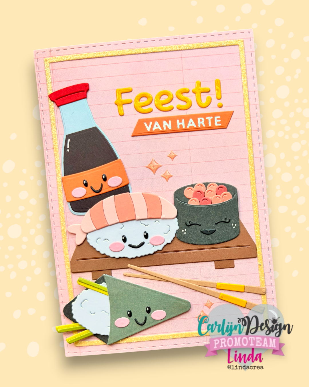 CarlijnDesign Soy Sweeties CDSN-0391 dies sushi matmotiv