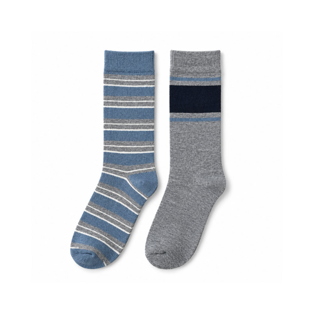 K&Co. 2-pk ullsokker herre stripe one size