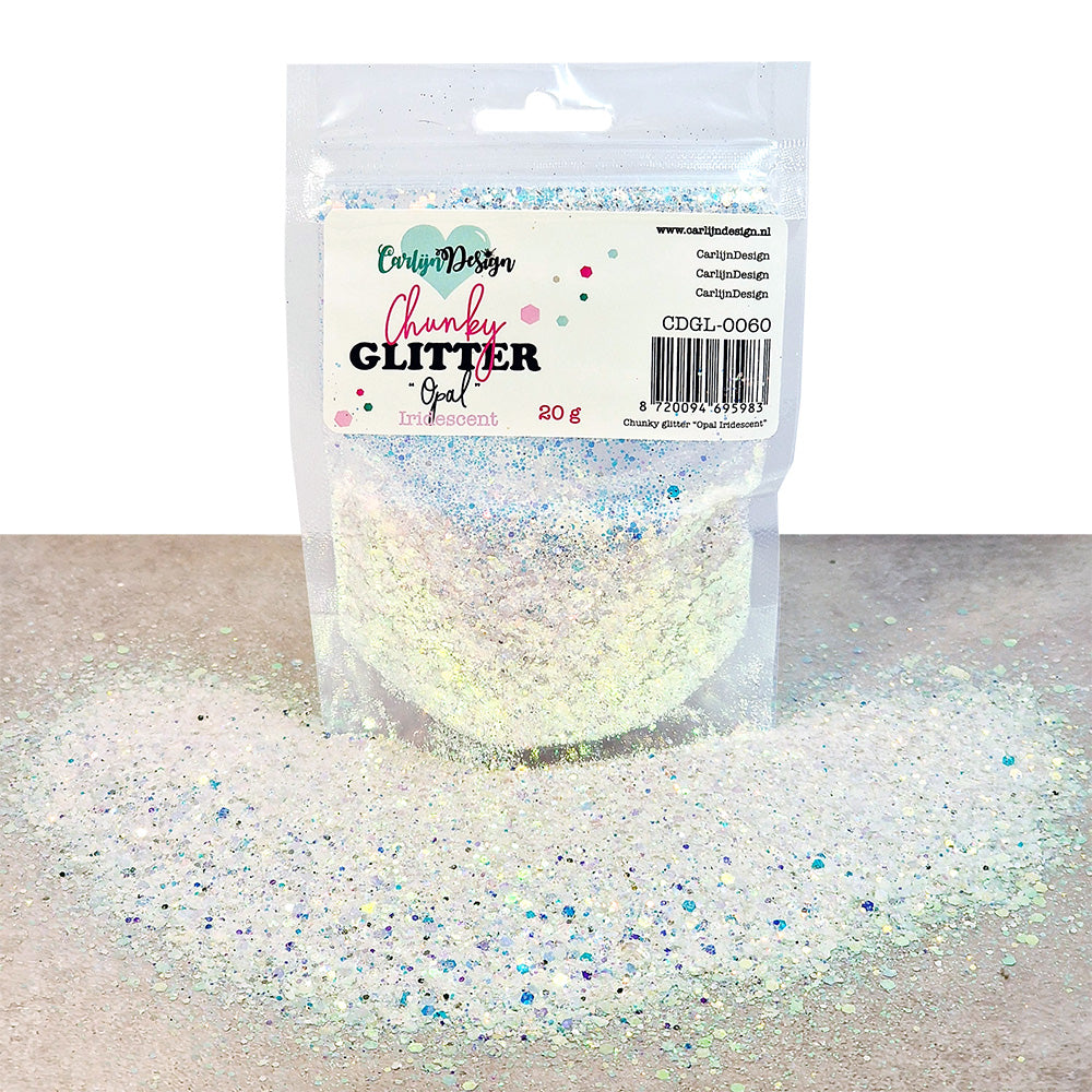 CarlijnDesign Chunky glitter Opal COMBO 10x20 g opalshine
