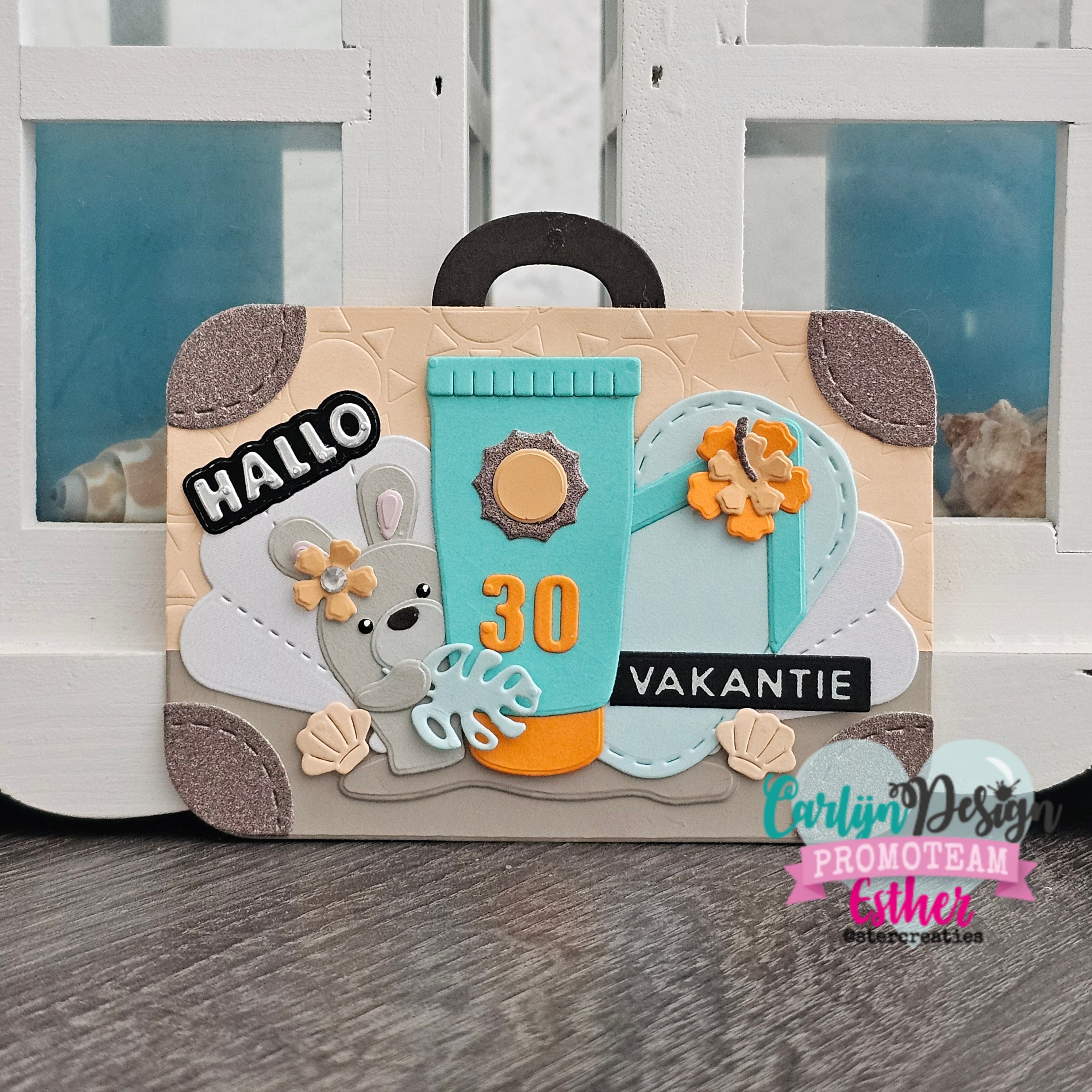 CarlijnDesign Let's Travel CDJD-0060 dies koffert