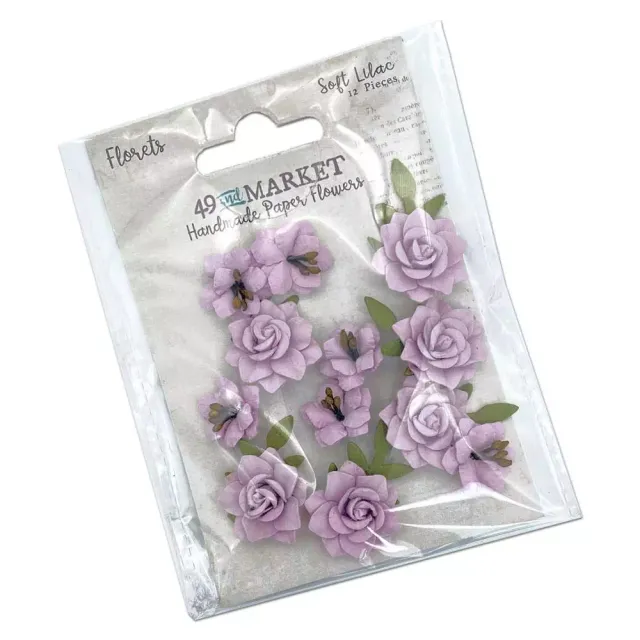 49 and Market Florets papirblomster Soft Lilac lilla