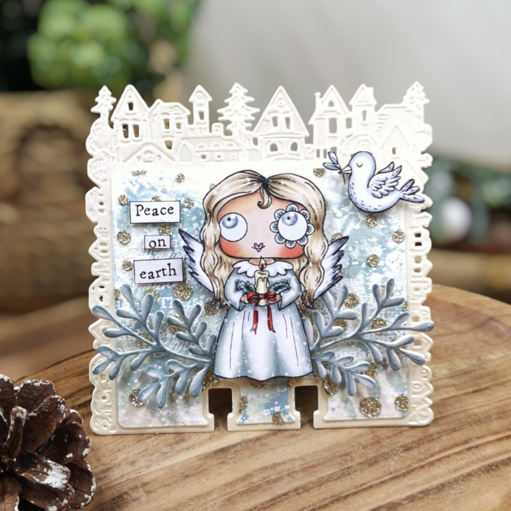 AALL & Create 173 Cascading Dots sjablong 15x15 cm