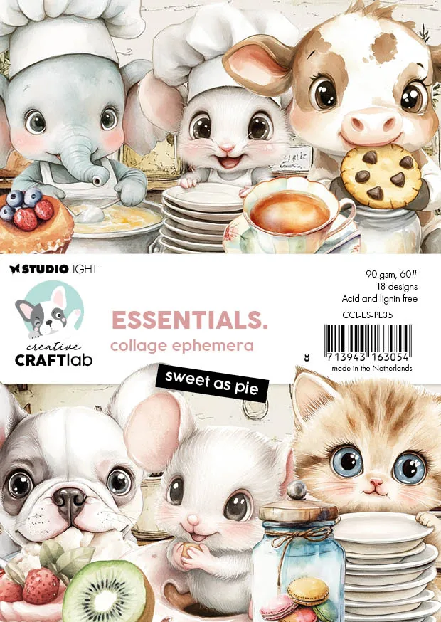 Studio Light Creative Craftlab Sweet as pie ephemera