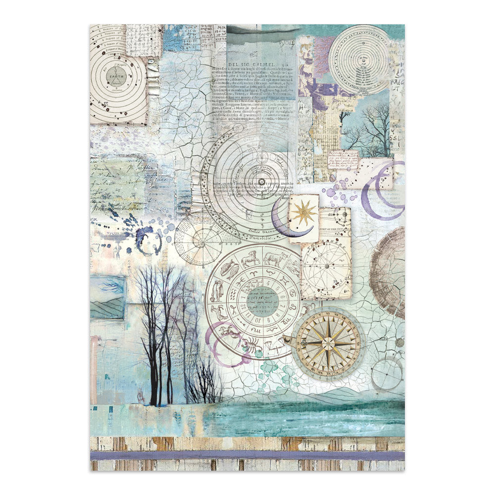 Stamperia Cosmos Junk Journal focus points A5