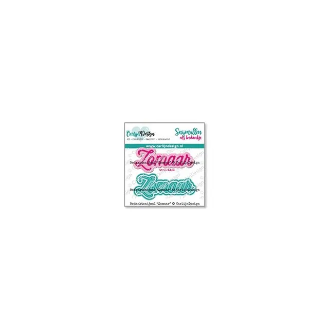CarlijnDesign Zomaar CDBS-0004 dies takk 5,6 cm