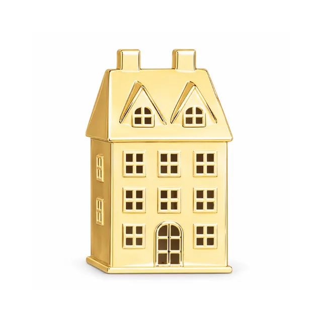 KaiserCraft Holly Days Gold julehus stor metall