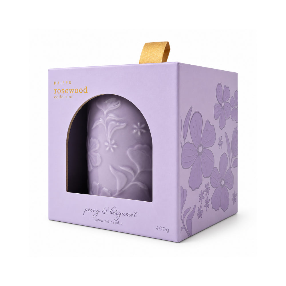 KaiserCraft Rosewood duftlys peony bergamot 400g