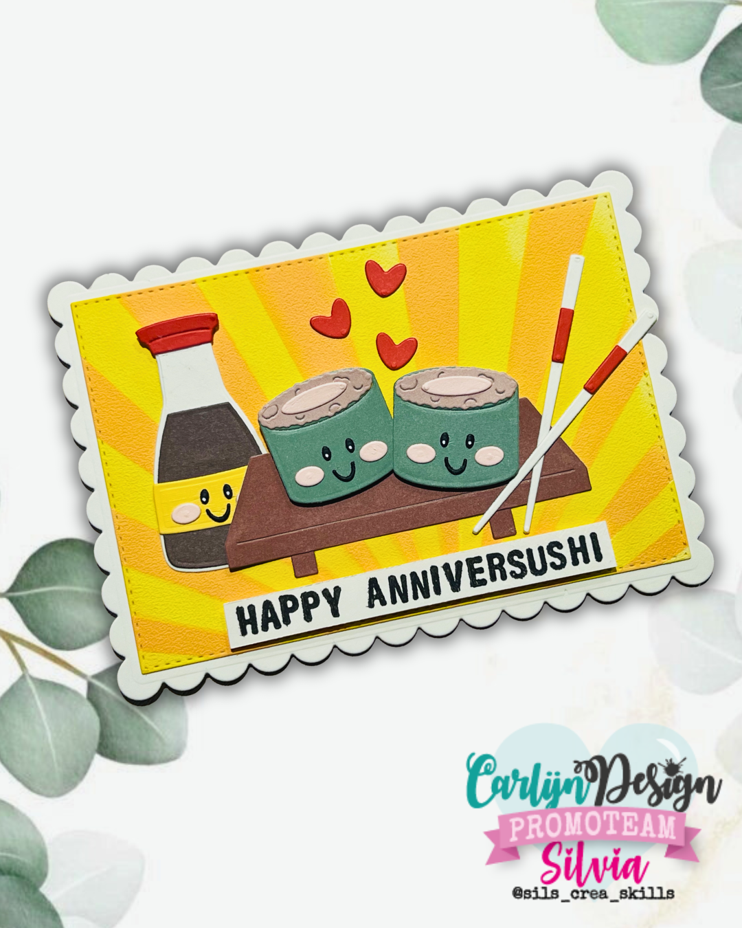 CarlijnDesign Soy Sweeties CDSN-0391 dies sushi matmotiv