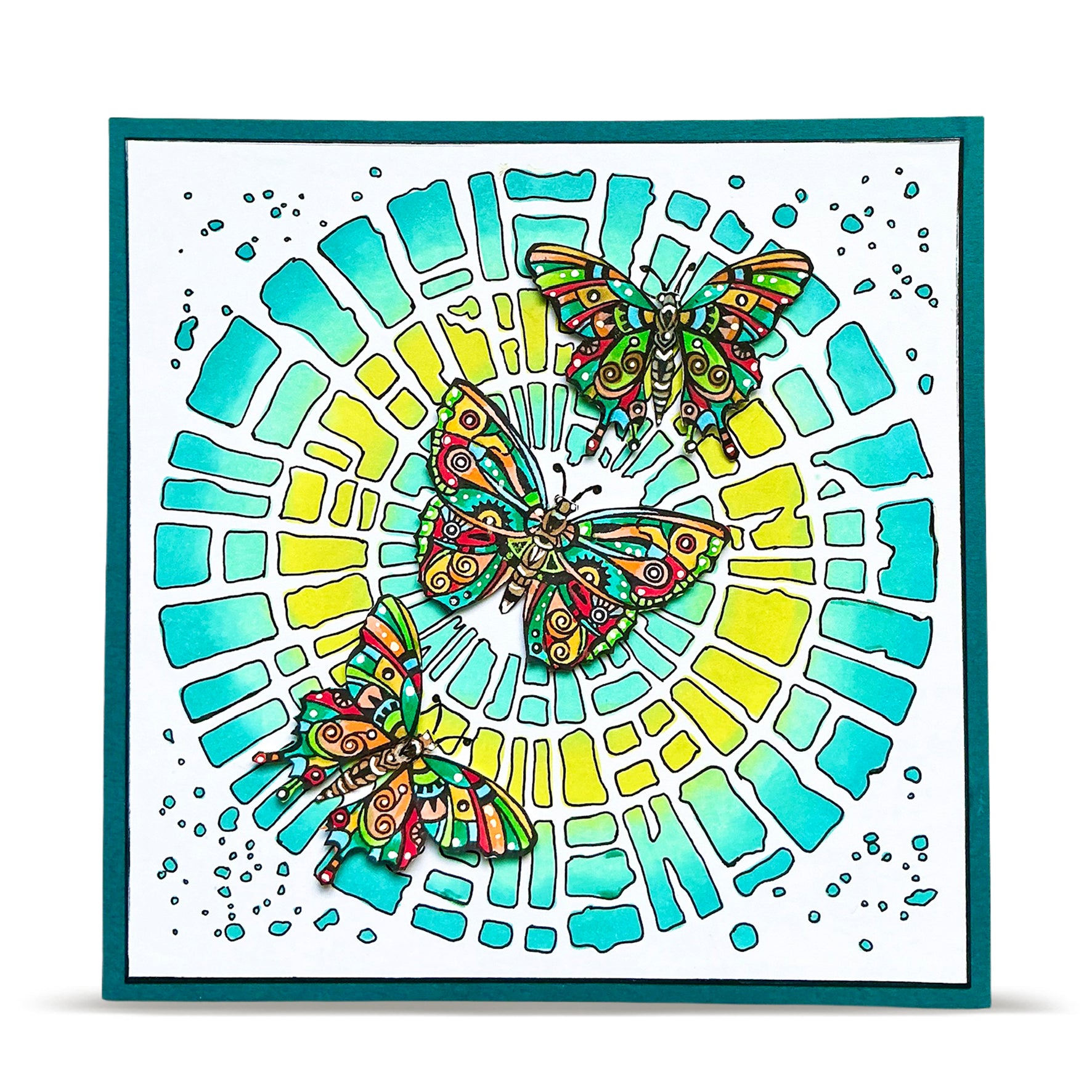 AALL & Create PC-263 sjablong Quantum Wheel 15x15 cm