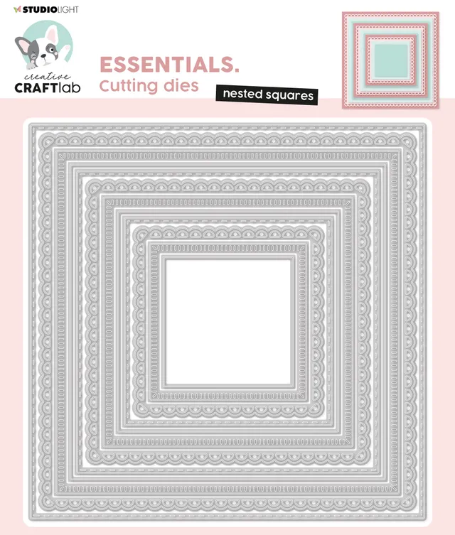 Studio Light Creative Craftlab Nested Squares dies kvadrat
