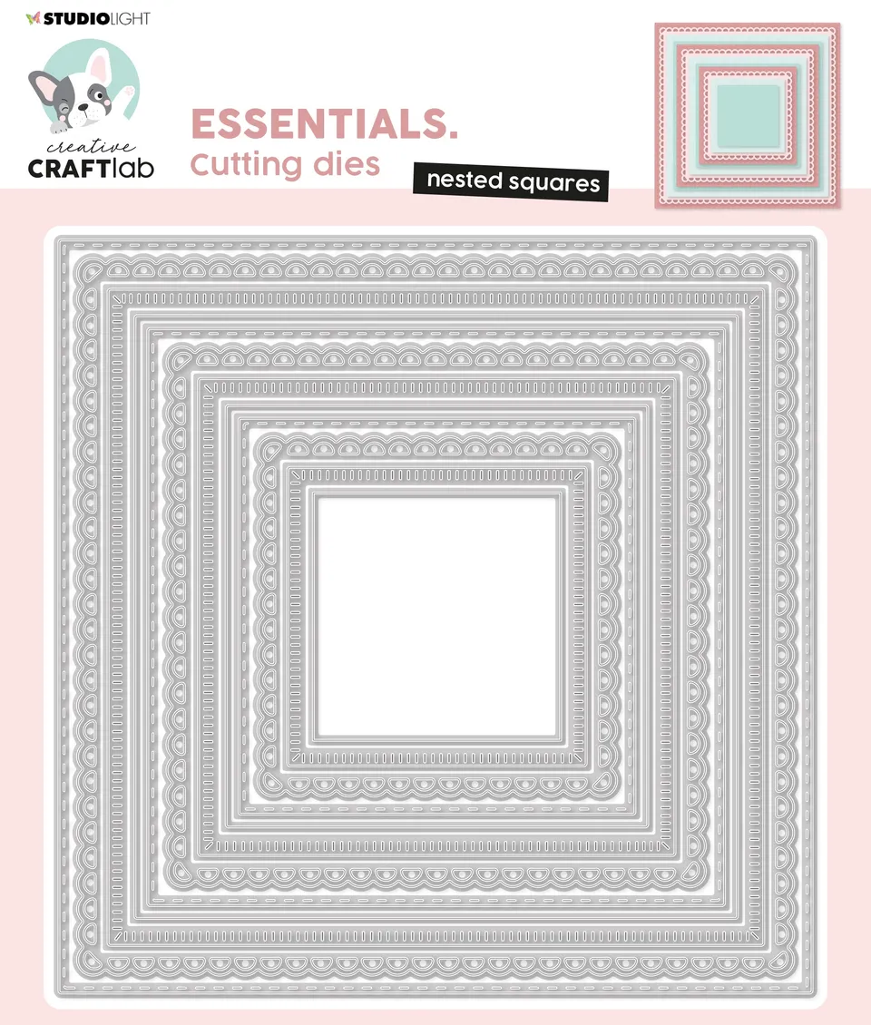 Studio Light Creative Craftlab Nested Squares dies kvadrat