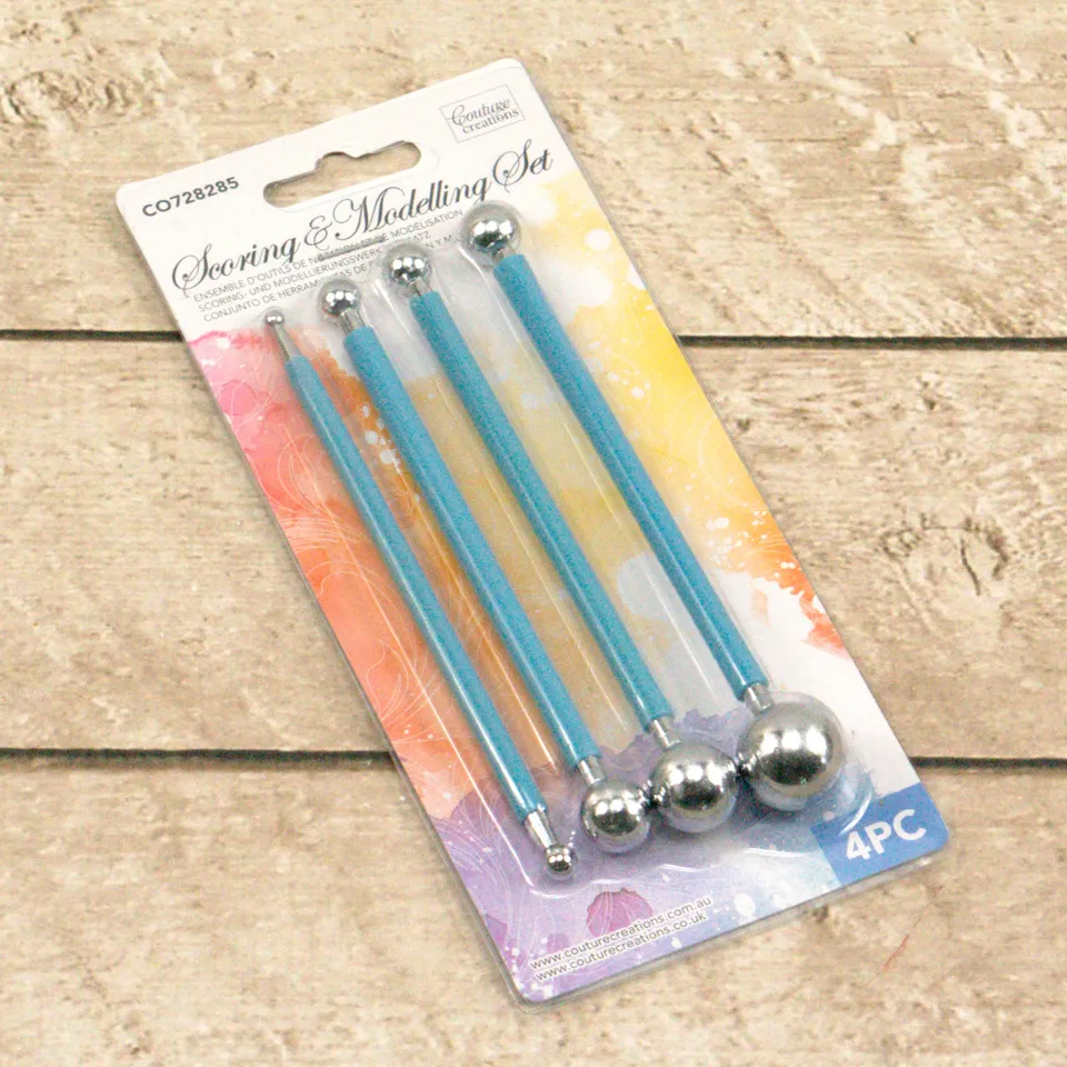 Couture Creations Large Tip scoringverktøy 4 stk modellering