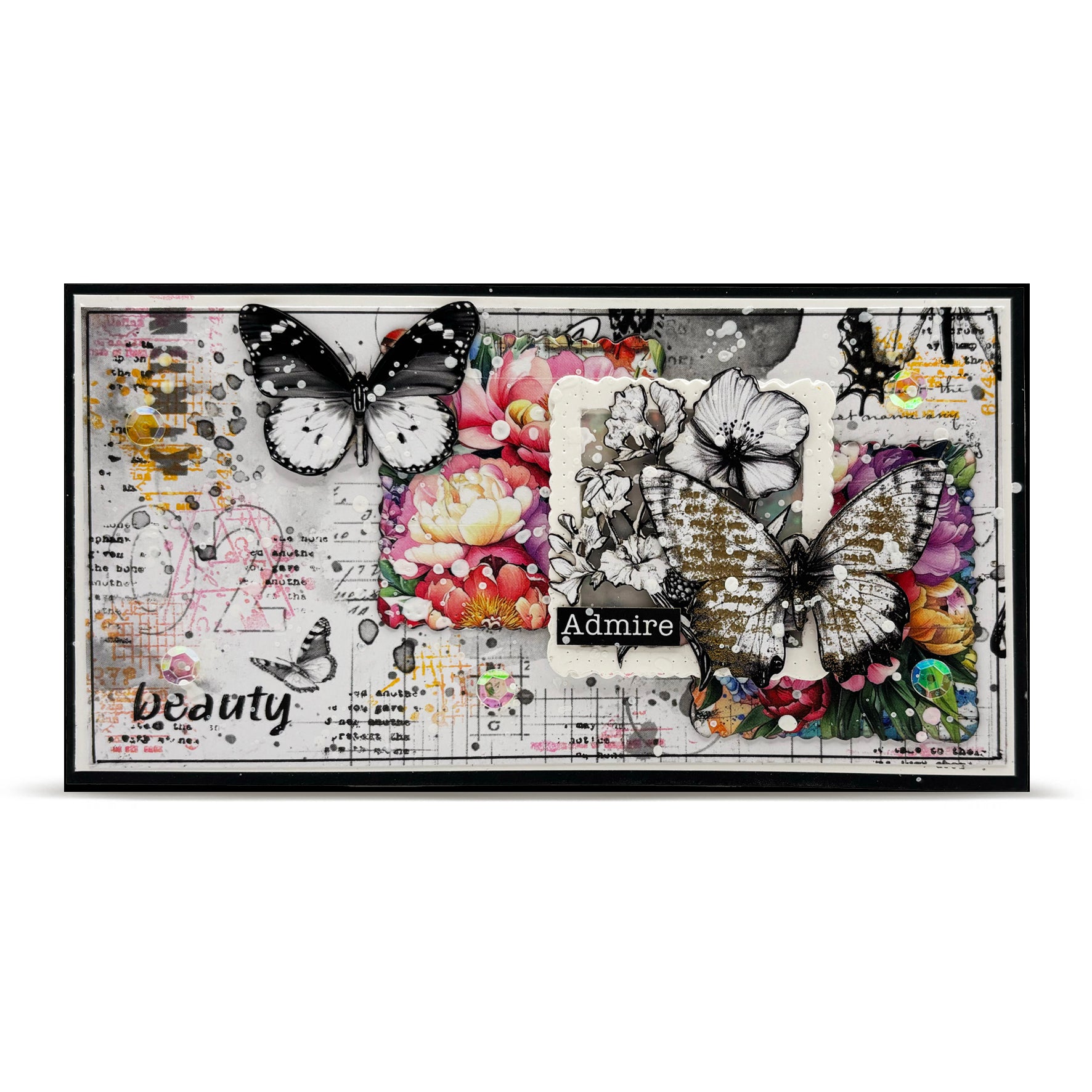 AALL & Create PA-48 designpapir 12x12 10-pk speckled vellum