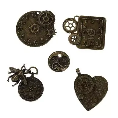 Korthobby Div steampunk stempel tannhjulsmotiv