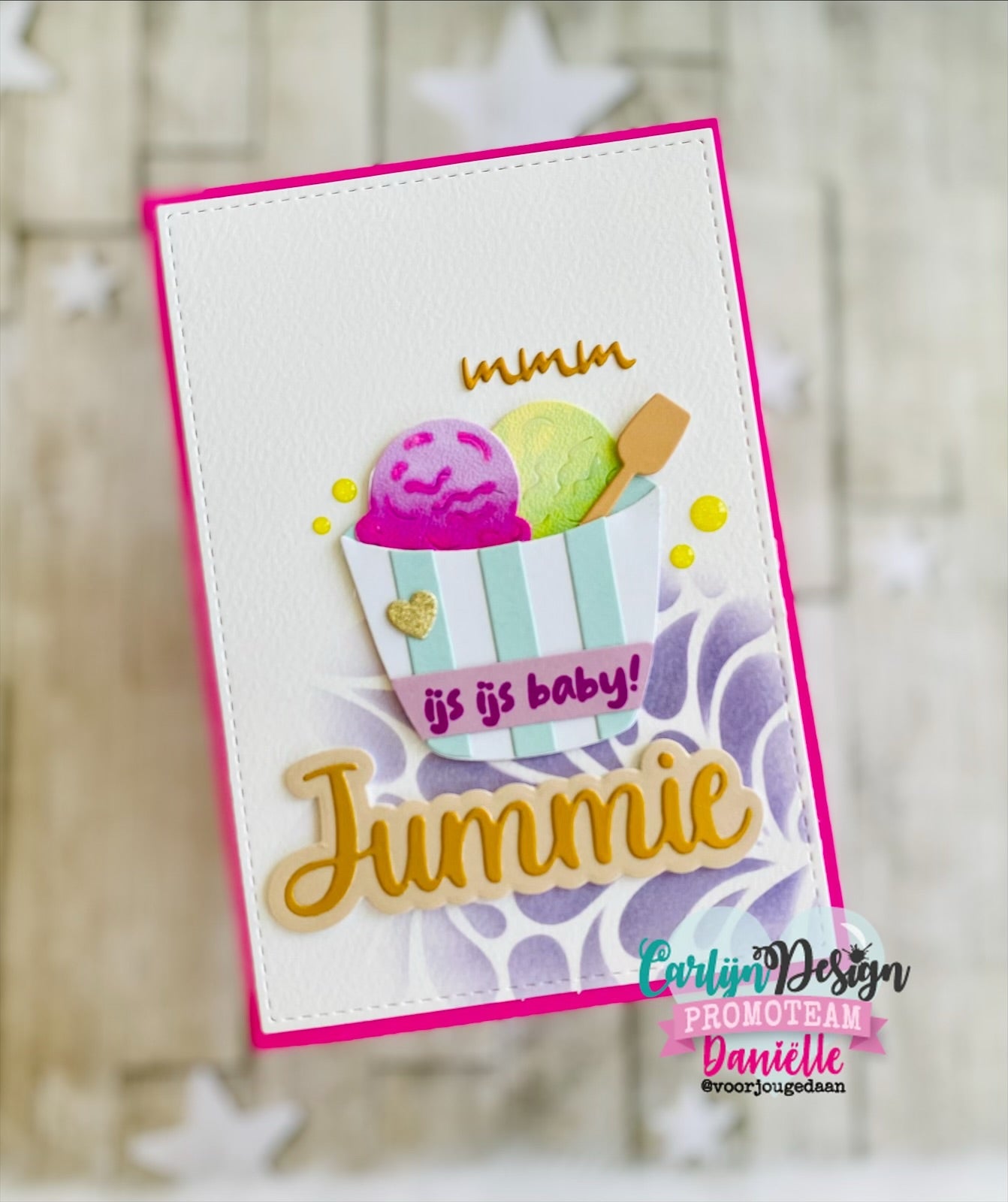 CarlijnDesign Jummie Geniet CDSN-0396 dies 6-7cm mat