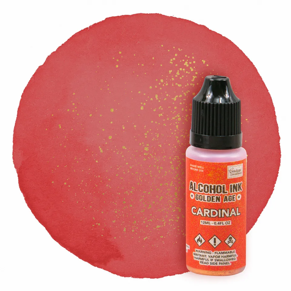 Couture Creations Golden Age Cardinal alkoholblekk 12 ml rød