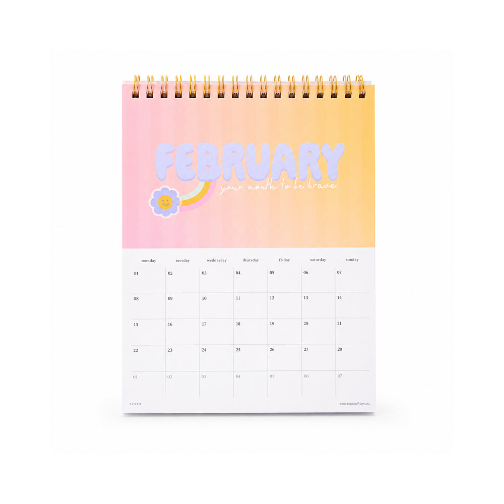 KaiserCraft skrivebordskalender 2027 Sherbert