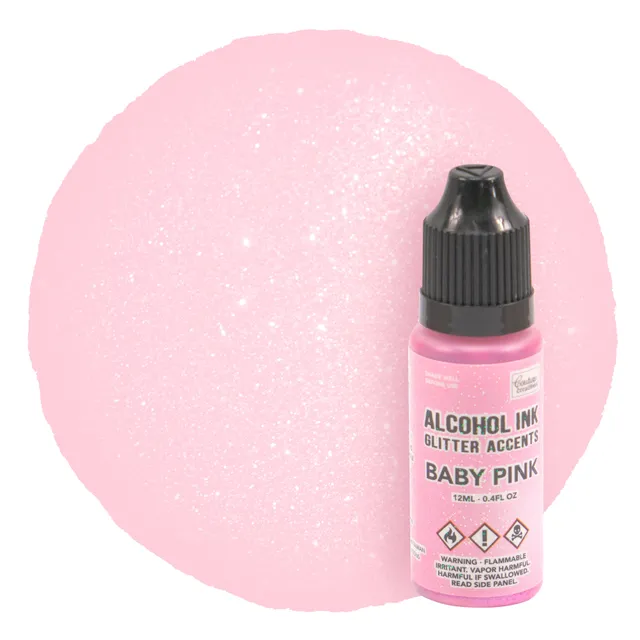 Couture Creations Glitter Accents Baby Pink blekk 12 ml