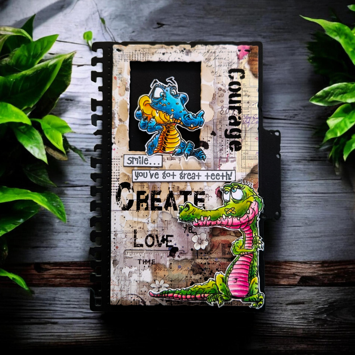 Aall and Create TP-1411 Beware the Smile stempel A6