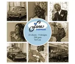 Korthobby Retro Sepia toppers sepia ark