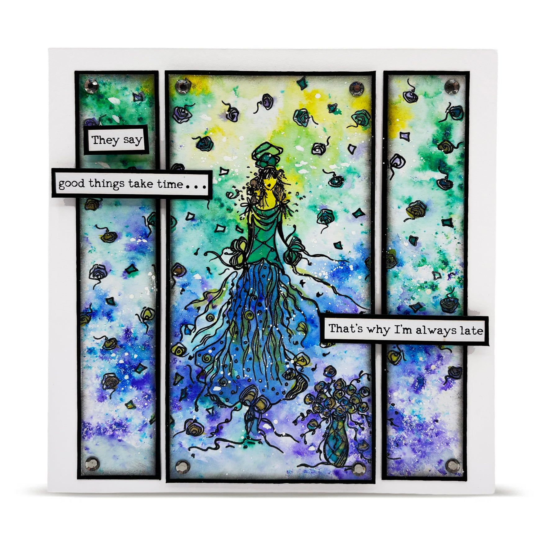 AALL & Create Her Body A Garden stempelsett TP-1399 A6