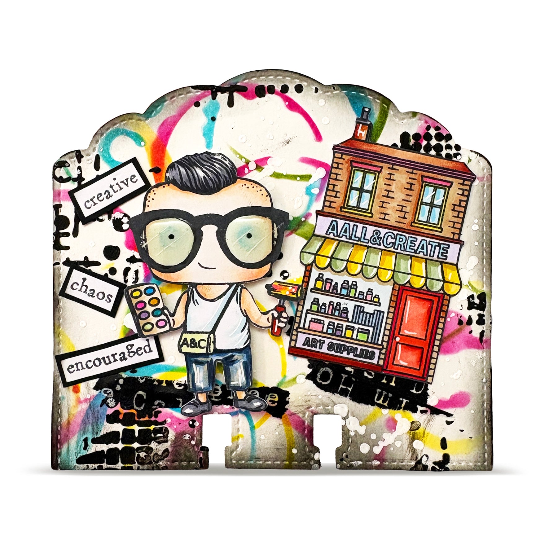 AALL & Create TP-1302 Lil Abs 2 stempelsett A7 samlerutgave