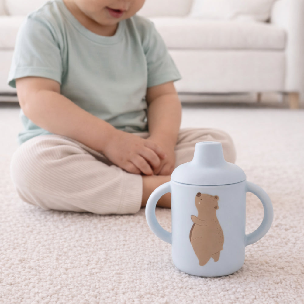 KaiserCraft Market Day Bear tutekopp silikon BPA-fri