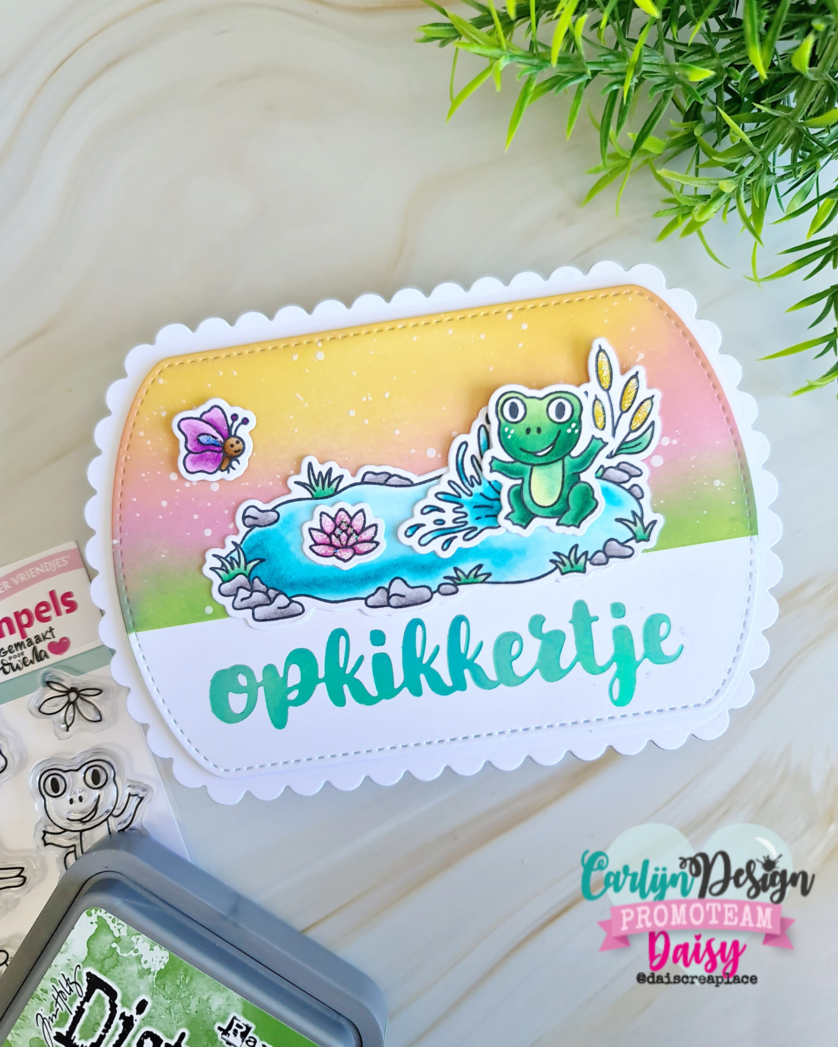 CarlijnDesign Beterschap CDHF-0080 hot foil 9cm oppkvikker