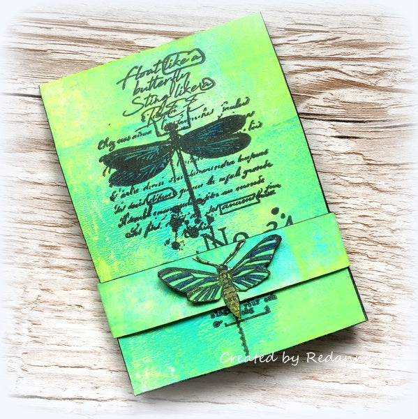 Aall and Create TP-197 Scripted Botanicals stempelsett A5