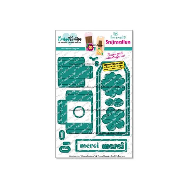 CarlijnDesign CDSN-0363 Choco Cadeau dies merci