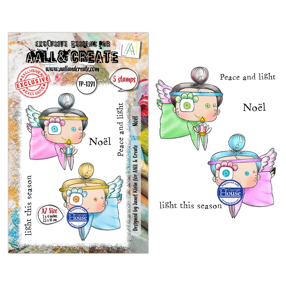AALL & Create TP-1391 stempelsett A7 Noël
