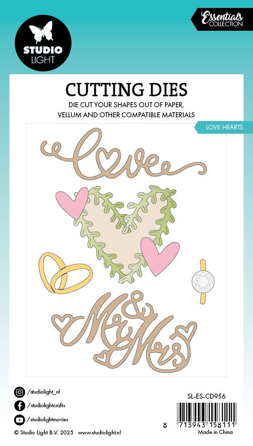 Studio Light Essentials Love Hearts dies hjerter